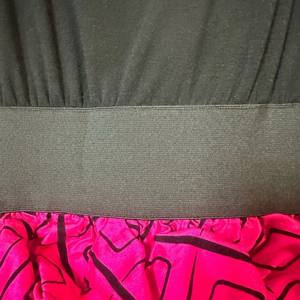 Pink and Black Dress - Picture 3 of 6